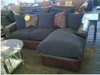 new corner sofa brown faux leather